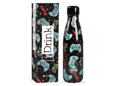 Παγούρι i Drink ID0439 Thermal Bottle 500ml Game Black