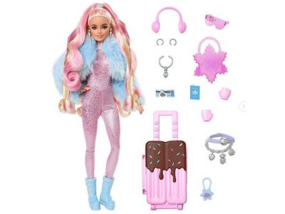 Mattel Barbie Κούκλα Extra Fly Χιόνι HPB16