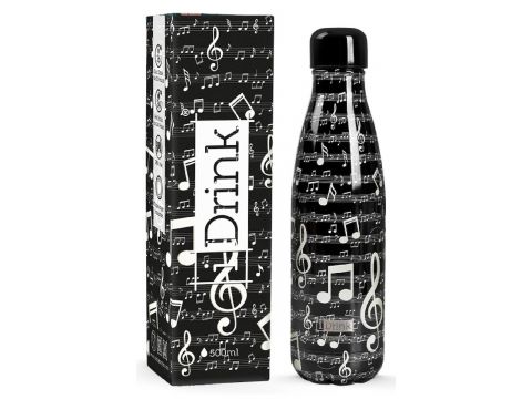 ΠΑΓΟΥΡΙ i DRINK ID0437 THERM BOTTLE MUSIC WHITE ΠΑΓΟΥΡΙ i DRINK ID0437 THERM BOTTLE MUSIC WHITE