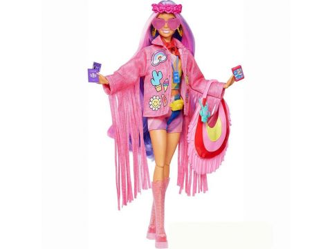 Mattel Barbie Κούκλα Extra Fly Vacation Desert HPB15
