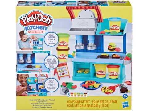 Hasbro Play-Doh Kitchen Creations Busy Chefs Restaurant Playset F8107