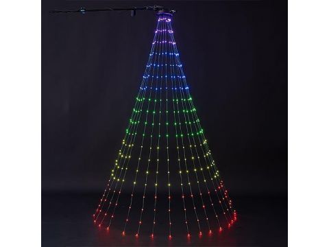 Φωτιζόμενο Χριστουγεννιάτικο Διακοσμητικό Δεντράκι Κώνος XLSMART-180M/31V Πράσινο Kαλώδιο με 30 Προγράμματα για 1.80μ Δέντρο 