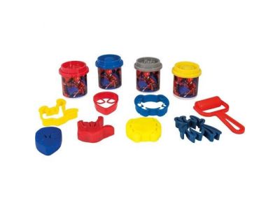 As company Πλαστελίνη Marvel Spiderman Τσάντα Πλάτης Με 4 Βαζάκια - Καπάκια Καλουπάκια Και 5 Εργαλεία 200Gr 1045-03601