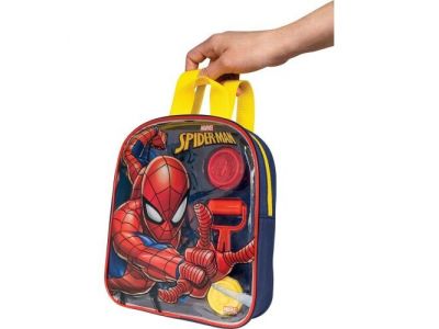 As company Πλαστελίνη Marvel Spiderman Τσάντα Πλάτης Με 4 Βαζάκια - Καπάκια Καλουπάκια Και 5 Εργαλεία 200Gr 1045-03601