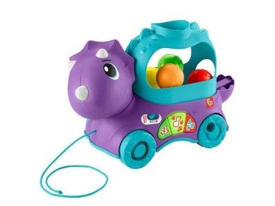 Fisher-Price Εκπαιδευτικό Συρρόμενο Δεινοσαυράκι HNR55