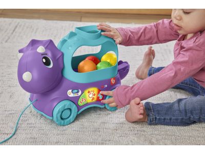 Fisher-Price Εκπαιδευτικό Συρρόμενο Δεινοσαυράκι HNR55