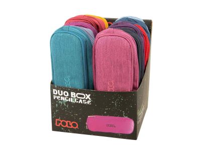 Polo Κασετίνα Duo Box Pencil Case Σκούρο Φούξια 9-37-004-4200