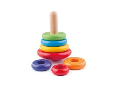 Woody Ξύλινη Πυραμίδα 7Τμχ 90003