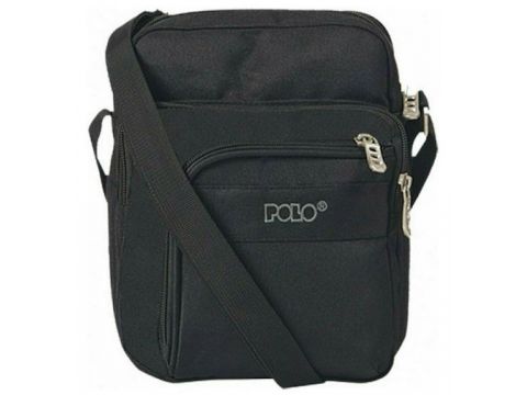 Polo Shoulder Bag Strike L Τσαντάκι Ώμου 2024 Μαύρο 9-07-008-2001