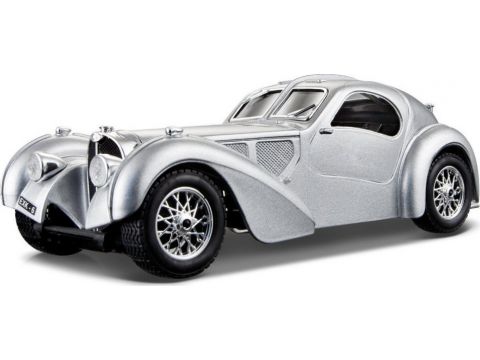 Bburago 1/24 Bugatti Atlantic (1936) Ασημί 18-22092