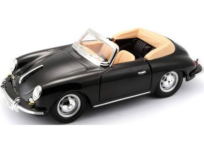 Bburago 1/24 Porsche356b Cabrio (1961) Μαύρο 18-22078
