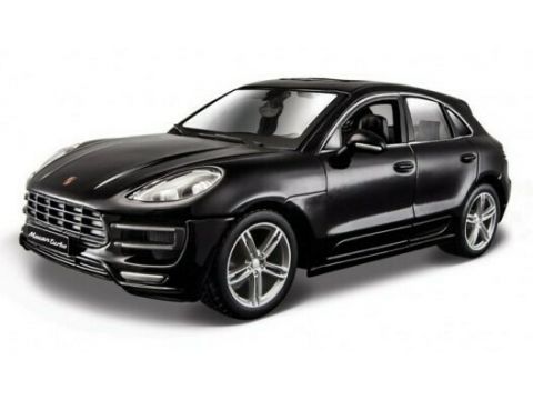 Bburago 1/24 Plus Porsche Macan Μαύρο 18-21077BL