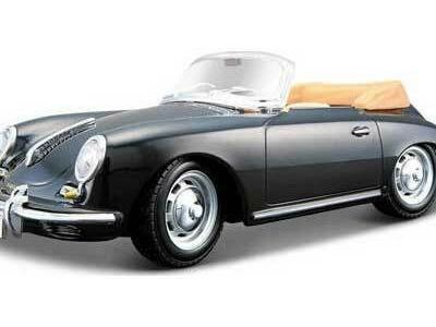 Bburago 1/24 Porsche356b Cabrio (1961) Μαύρο 18-22078