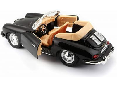 Bburago 1/24 Porsche356b Cabrio (1961) Μαύρο 18-22078