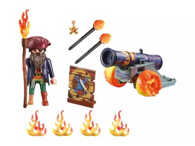 Playmobil Pirates Πειρατές Gift Set Πειρατής Με Κανόνι 71189