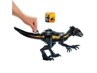 Mattel Jurassic World Track N Attack Indoraptor Με Φώτα, Ήχους Kαι Λειτουργίες Επίθεσης HKY11