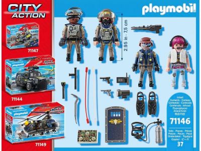 Playmobil City Action Ομάδα Ειδικών Δυνάμεων 71146