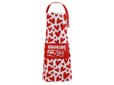  I-Total Ποδιά Κουζίνας Κόκκινο XL2561 Hearts Heat