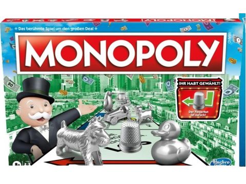 Hasbro Επιτραπέζιο Παιχνίδι Διασκέδαση Παντού Monopoly Classic για 2-6 Παίκτες 8+ Ετών C1009