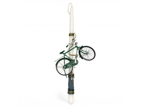 Γέραλης Πασχαλινή Λαμπάδα Μεταλλικό Ποδήλατο Πράσινο 178