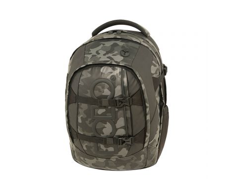 Polo Σχολικό Σακίδιο Πλάτης Cryptic Γυμνασίου - Λυκείου 2024 Μαύρο 901001-8308