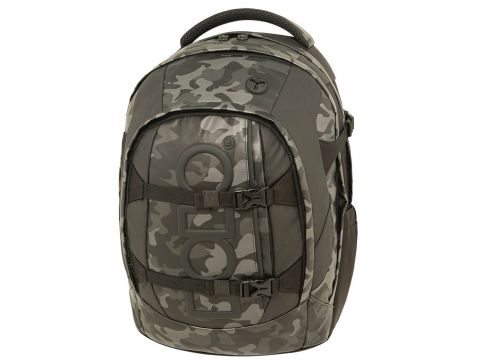 Polo Σχολικό Σακίδιο Πλάτης Cryptic Γυμνασίου - Λυκείου 2024 Γκρι 901001-8309