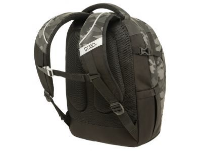 Polo Σχολικό Σακίδιο Πλάτης Cryptic Γυμνασίου - Λυκείου 2024 Γκρι 901001-8309