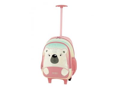 Polo Σακίδιο Trolley Junior Frenzi Bear Ροζ 2024 901051-8299