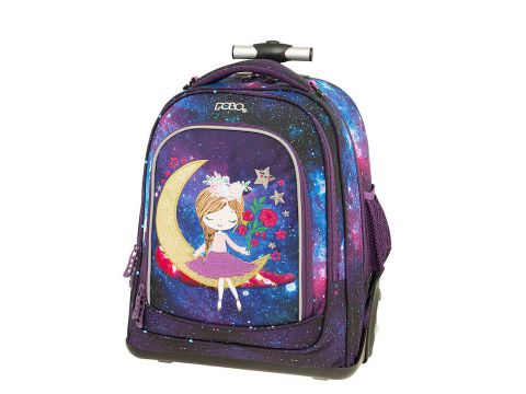 Polo Rolling Moon Σχολική Τσάντα Τρόλεϊ Δημοτικού Μωβ 2024 901016-8276 Polo Rolling Moon Σχολική Τσάντα Τρόλεϊ Δημοτικού Μωβ 2024 901016-8276