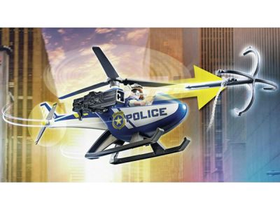Playmobil City Action Αστυνομικό Ελικόπτερο & Ληστές με Βαν 70575