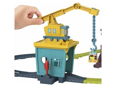 Fisher Price Thomas And Friends Fix Em Up Πίστα Και Σταθμός Επισκευών Με Την Κάρλι Και Τη Σάντι HDY58