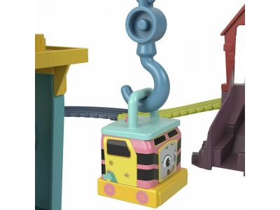 Fisher Price Thomas And Friends Fix Em Up Πίστα Και Σταθμός Επισκευών Με Την Κάρλι Και Τη Σάντι HDY58