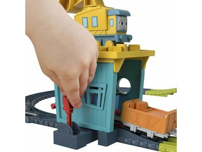 Fisher Price Thomas And Friends Fix Em Up Πίστα Και Σταθμός Επισκευών Με Την Κάρλι Και Τη Σάντι HDY58