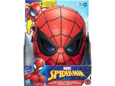 Hasbro Spiderman Marvel Spider-Man Glow FX Μάσκα, Light-Up Role Play F8839