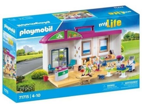 Playmobil Βαλιτσάκι Κτηνιατρική Κλινική 71715
