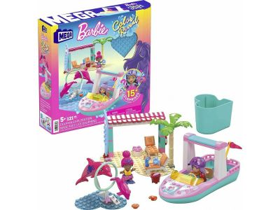 Mattel Mega Bloks Τουβλάκια Barbie Dolphin Exploration 121τμχ HHW83