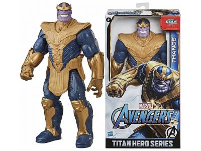 Hasbro Marvel Avengers Titan Hero Series Blast Gear Deluxe Thanos Action Figure, 30-Cm E7381