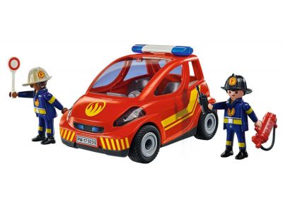Playmobil City Action Μικρό όχημα Πυροσβεστικής με πυροσβέστες 71035