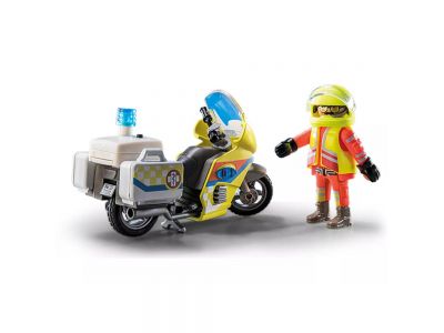 Playmobil City Life Διασώστης Με Μοτοσικλέτα 71205