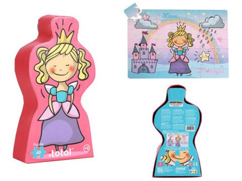 Total Gift Puzzle Princess 49τμχ XL2270D Total Gift Puzzle Princess 49τμχ XL2270D