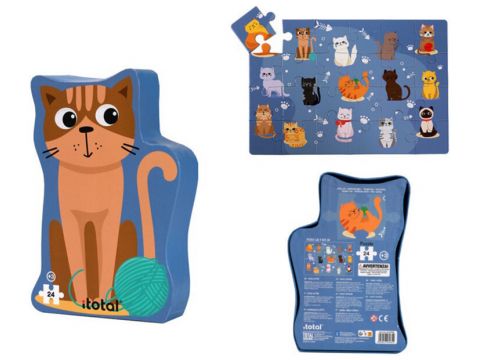 Total Gift Puzzle Cat 24τμχ XL2270B