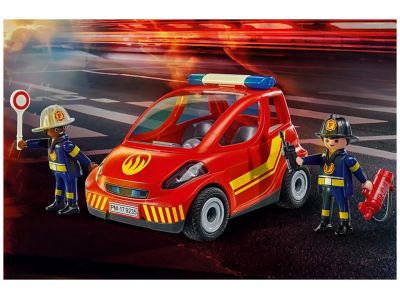 Playmobil City Action Μικρό όχημα Πυροσβεστικής με πυροσβέστες 71035