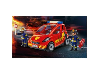Playmobil City Action Μικρό όχημα Πυροσβεστικής με πυροσβέστες 71035