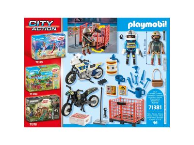 Playmobil city action starter pack αστυνομία 71381