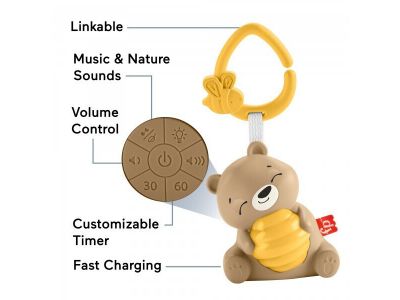 Mattel Fisher-Price Αρκουδάκι Με Ήχους Και Φώτα HRB18