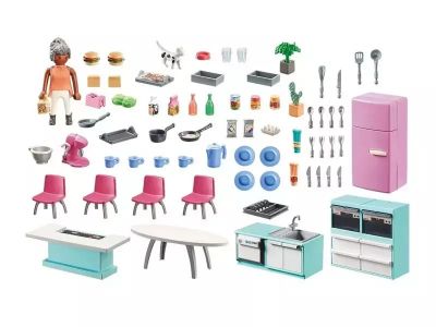 Playmobil Μοντέρνα Κουζίνα Με Τραπεζαρία 71608