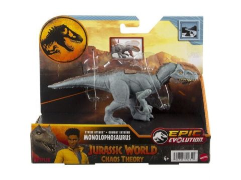 Mattel Jurassic World Strike Attack Monolophosaurus Παιδική Φιγούρα Παιχνιδιού HLN63 / HTK64
