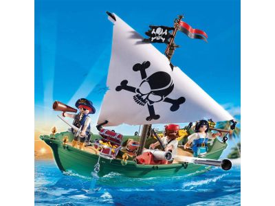 Playmobil Πειρατικό Πλοιάριο 71713