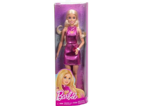 Mattel Κούκλα Barbie With Pink Metallic Dress Fashionistas FBR37/HYT88