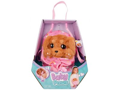 As company Baby Paws Λούτρινο Διαδραστικό Σκυλάκι Καφέ 1607-92552